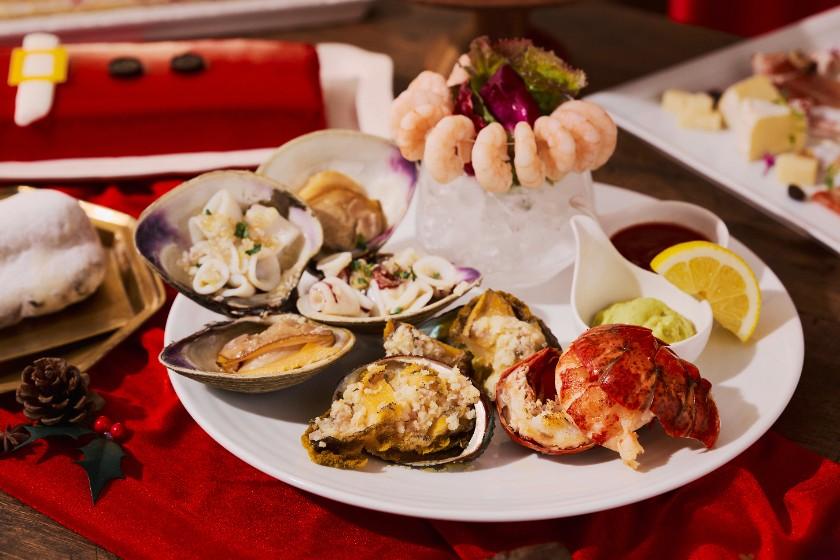 【夕朝食付き：19:30～】聖夜を彩るクリスマスディナービュッフェ付きプラン -1泊2食付き-