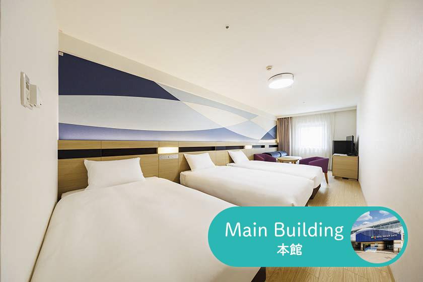 【本館】ファミリー4（2名利用）ベッド3台