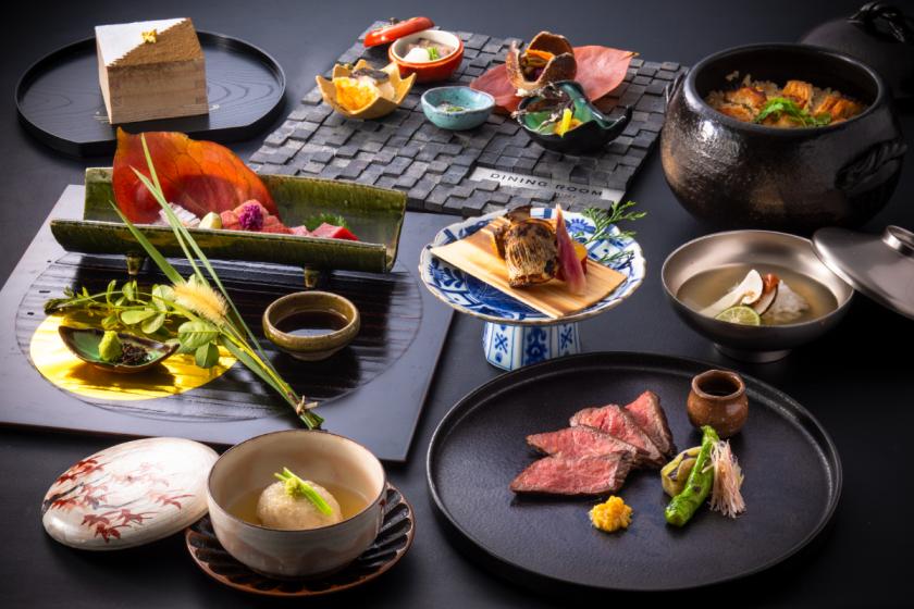 【夕朝食付】●こだわりのお料理をさらにアップグレード●貸切！絶景風呂付サウナ／プレミアムディナー／ペアリング付