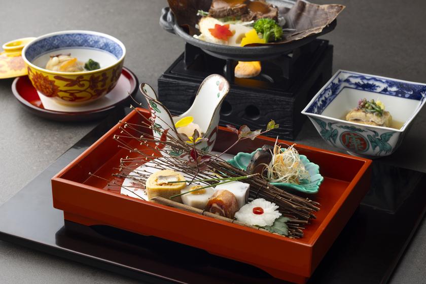 夕朝食付き／日本料理