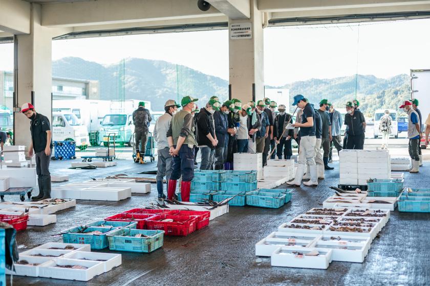 魚市場の朝競り見学ツアー ※チェックアウト日参加