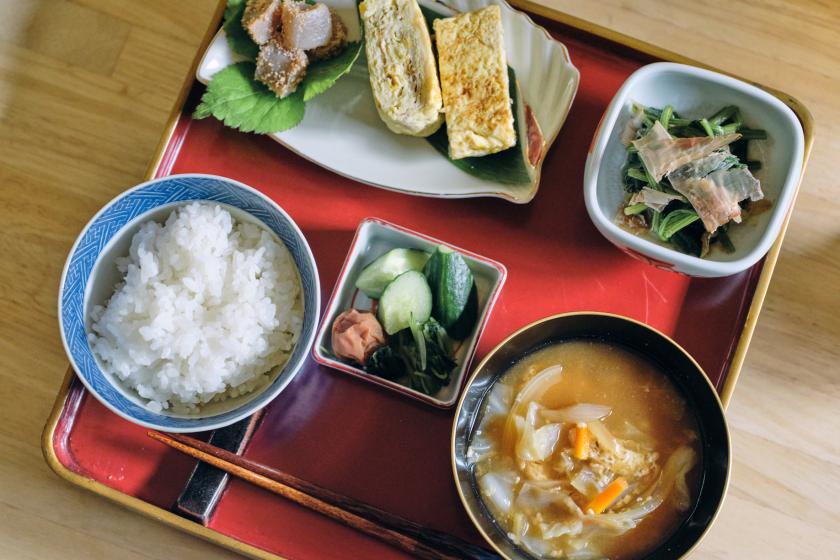 元銭湯の大師湯で 田舎の朝食ワークショップ ※チェックアウト日参加