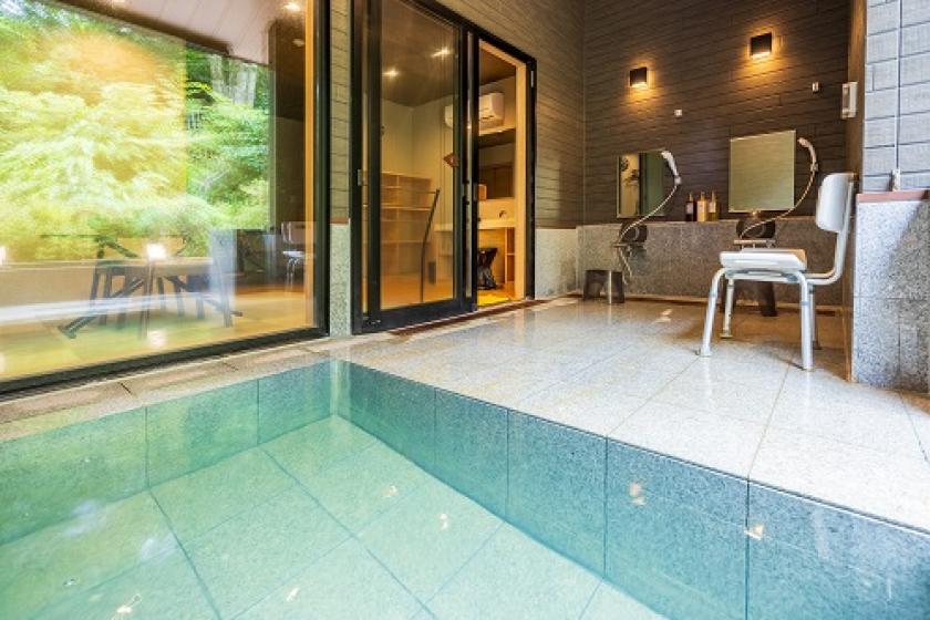 別邸やすらぎ「バリアフリー（陸の湯）」　受付11：00/13：30/16：00（各120分）/18：30（90分）