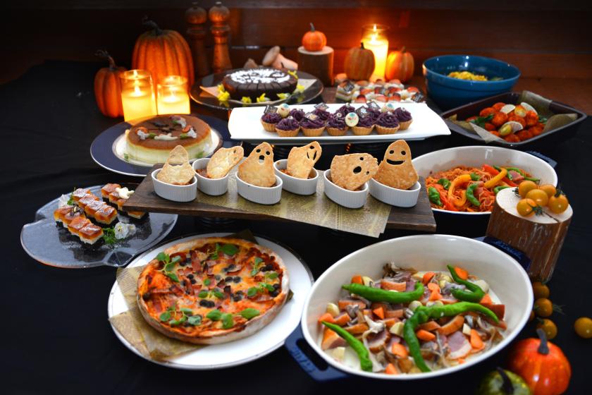 夕食＆朝食★32階スカイレストラン・ハロウィンビュッフェプラン＜夕朝食付＞