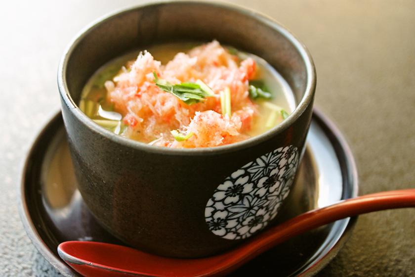 ＜鮮魚4種お造り・牛ロースすき鍋・蟹茶碗蒸し＞旬の味覚「天城山会席」　＜12月～2月＞