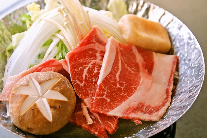 ＜鮮魚4種お造り・牛ロースすき鍋・蟹茶碗蒸し＞旬の味覚「天城山会席」　＜12月～2月＞