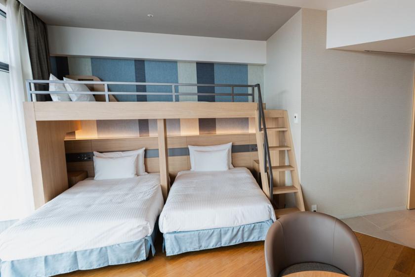 【客室リニューアル】家族や友人との旅行にピッタリ♪4名で宿泊可能なお部屋が誕生☆(朝食付き) 