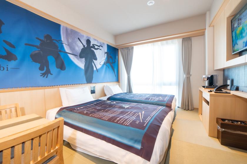 닌자 룸 플랜 ✦ 닌자 상품과 이가 닌자 마을 입장권 포함 <식사 없음>