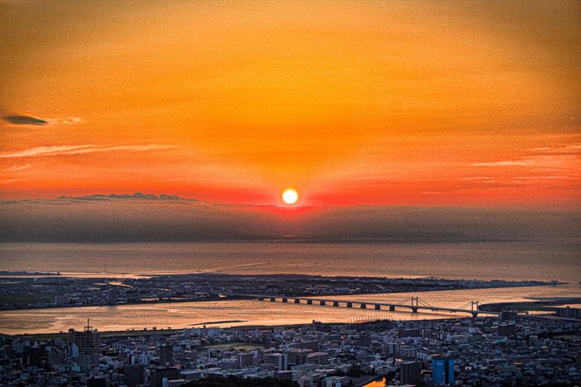 ★New Year's Eve only! Plan includes first sunrise from Mt. Bizan, round-trip ropeway ticket, and breakfast★