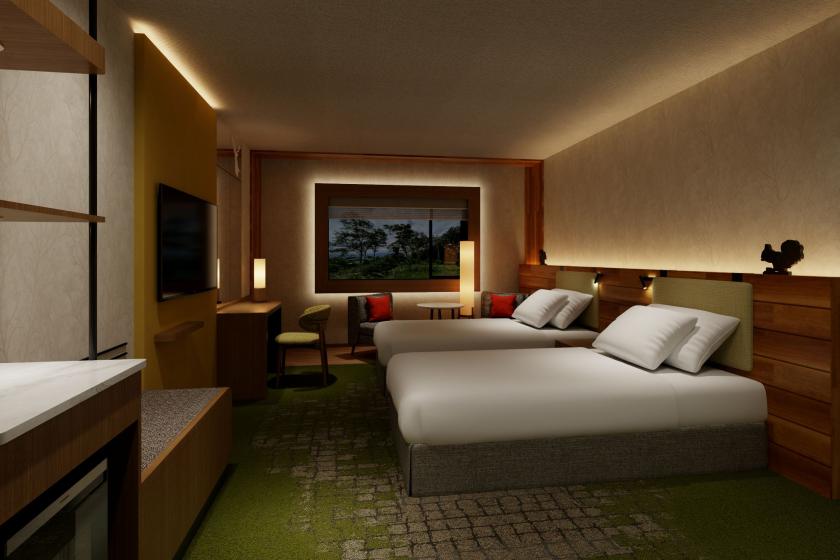 【デラックスツイン】〔30㎡・禁煙〕～心地よいゆったり感～