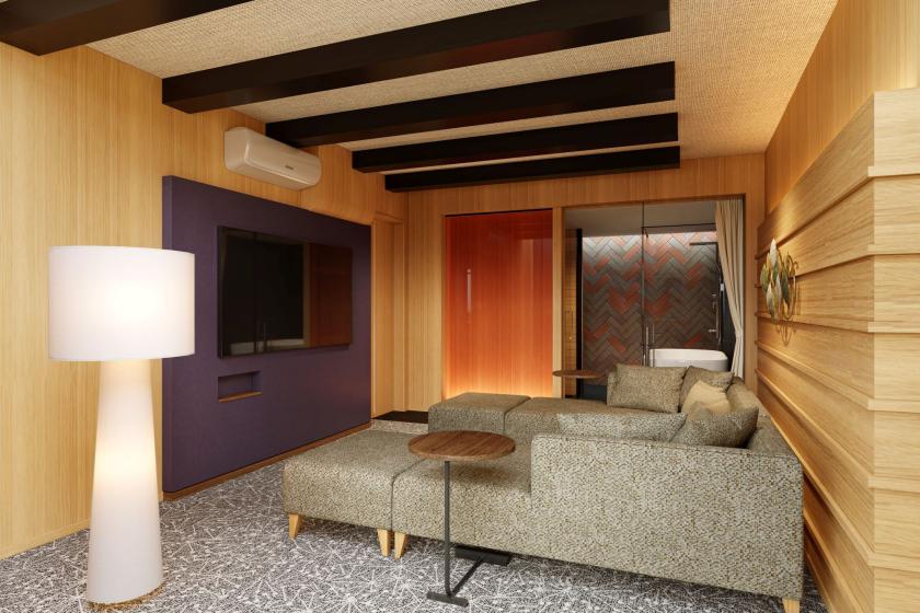 【デラックススイート◆サウナ付き】〔60㎡・禁煙〕～最上級の癒し～