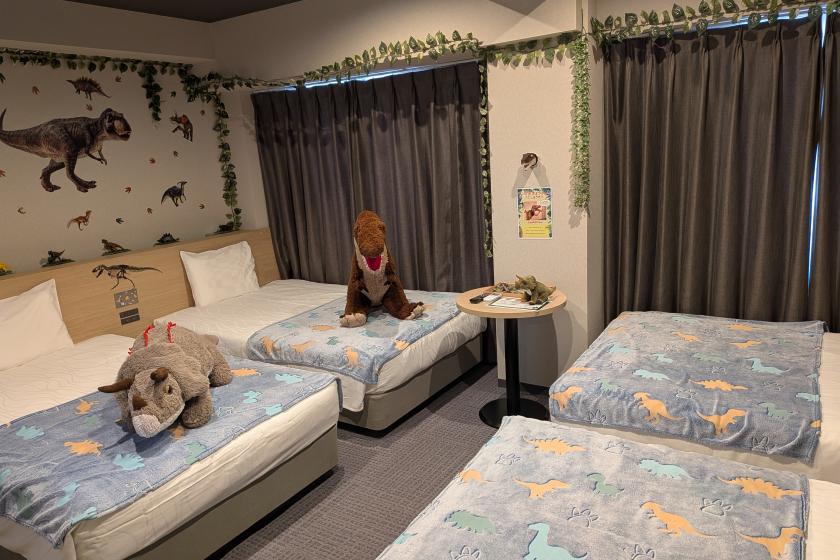 【奇怪的酒店原創】每天僅限2間！恐龍室住宿方案☆含恐龍周邊商品☆<不含餐>