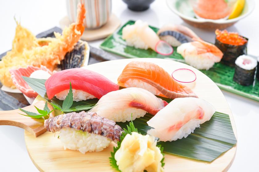 【握り寿司会席】小樽の旅に美食のおもてなし／夕朝食付