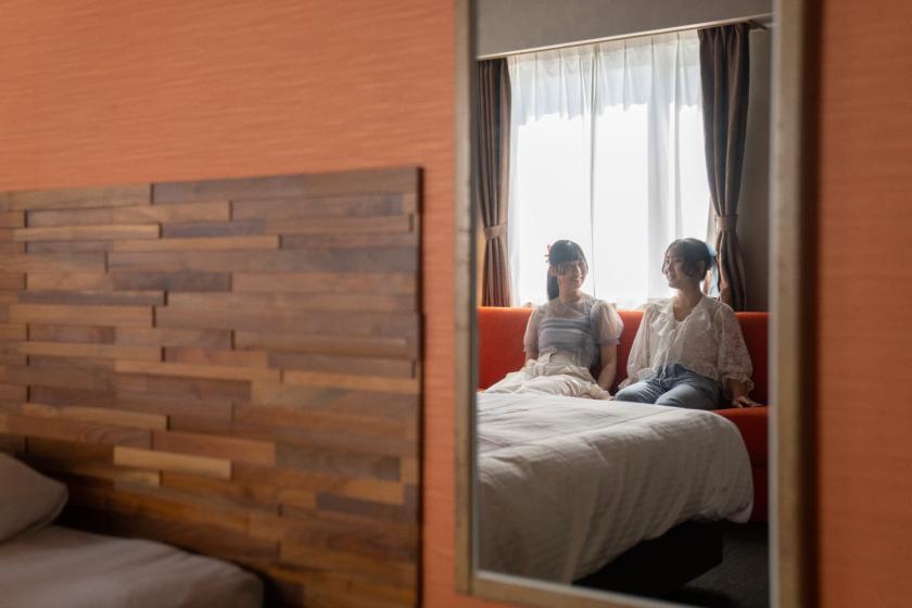 【13時in/翌日13時out】最大24時間滞在可能ロングステイプラン（素泊まり）