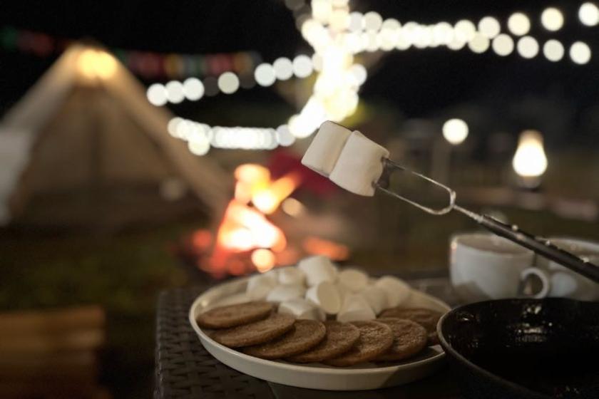 【冬のスペシャルプラン】焚き火と波音の癒しステイ～ウィンターBBQ(夕朝食付)