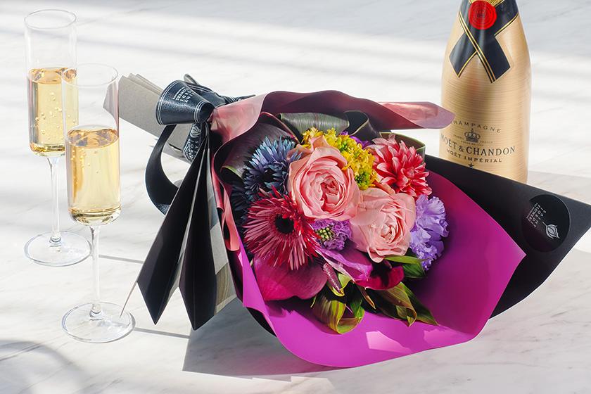 記念日におススメ！フルボトルシャンパンと選べるギフト付プラン