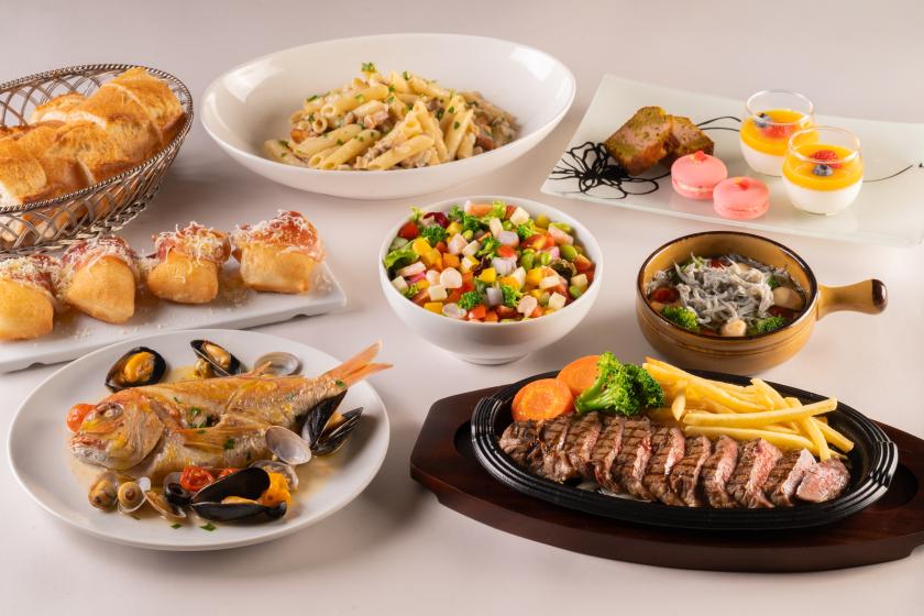 【2食付】1～2月限定◆「キーウエスト」ファミリープラン◆みんなでシェアする大皿料理+飲み放題付き♪