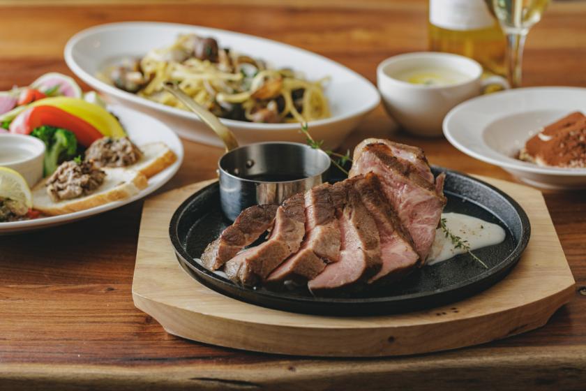 【公式HP限定】＜OPEN記念20％OFF ～7/31迄＞【フリードリンク＆スナック！夕食メインは季節の肉料理】館山でたゆたう一泊二食付きプラン