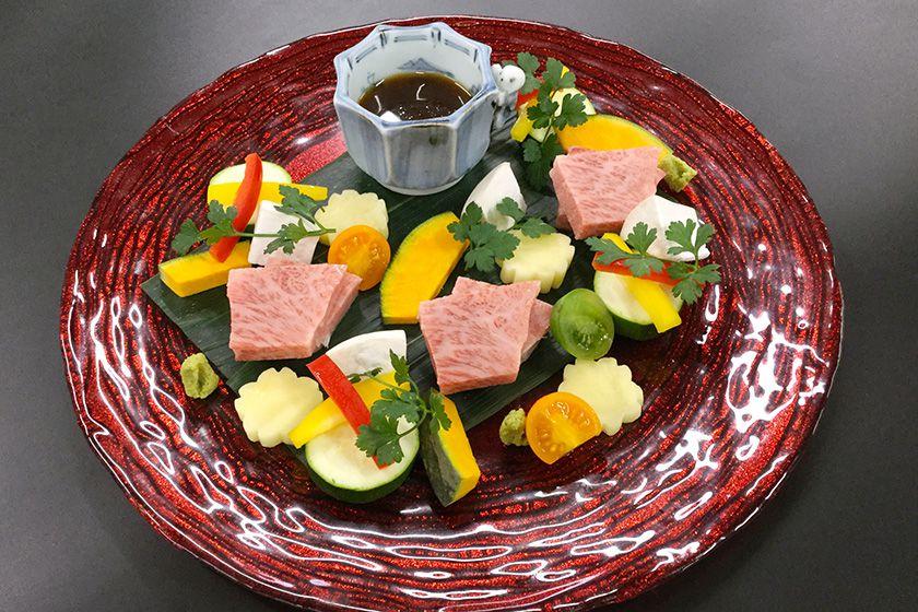 【卓袱最上級】特鮮卓袱プラン　新鮮魚介七種　長崎和牛　鮑と海老の天婦羅≪3～5月≫