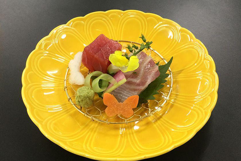 【会席スタンダード】海鮮会席プラン　県産豚白味噌鍋　近海産アジフライ≪3～5月≫