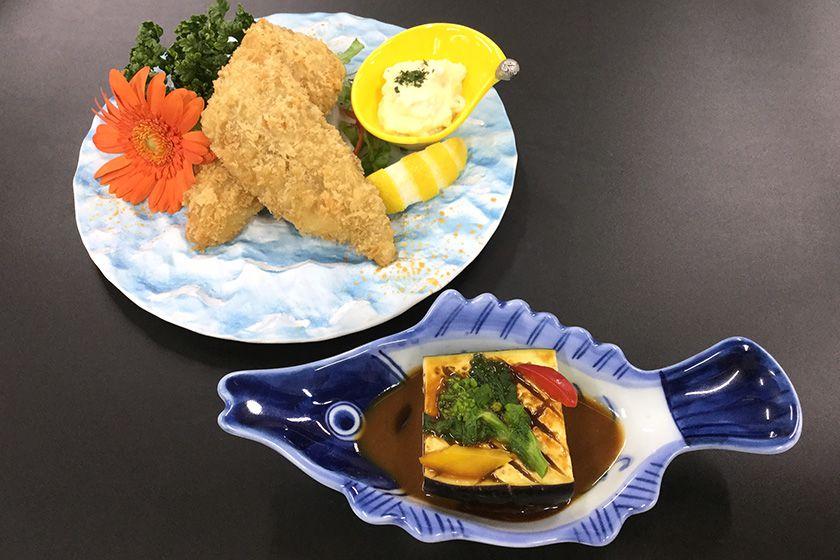 【会席スタンダード】海鮮会席プラン　県産豚白味噌鍋　近海産アジフライ≪3～5月≫