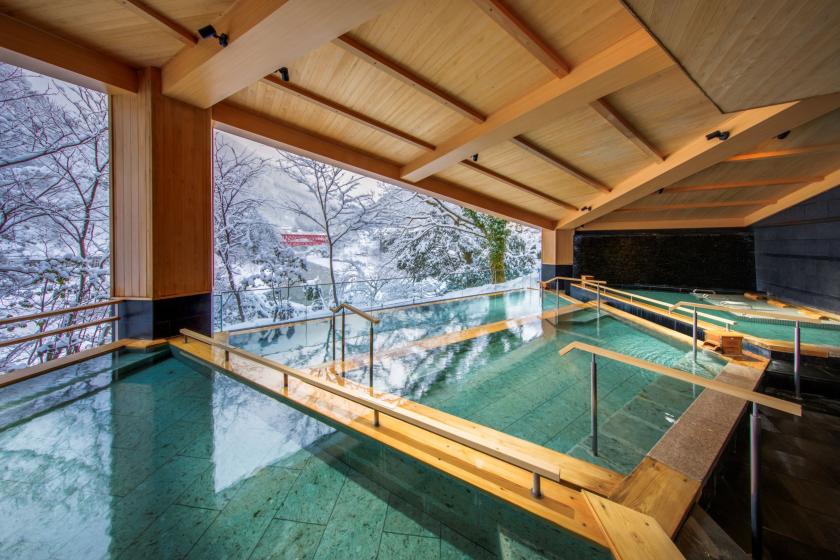 湯あがり時間をしっとりうるおす「湯あがりうるおいプラン(ご当地スキンケアアイテム・ヨーグルトのお酒ワンドリンク付き)」