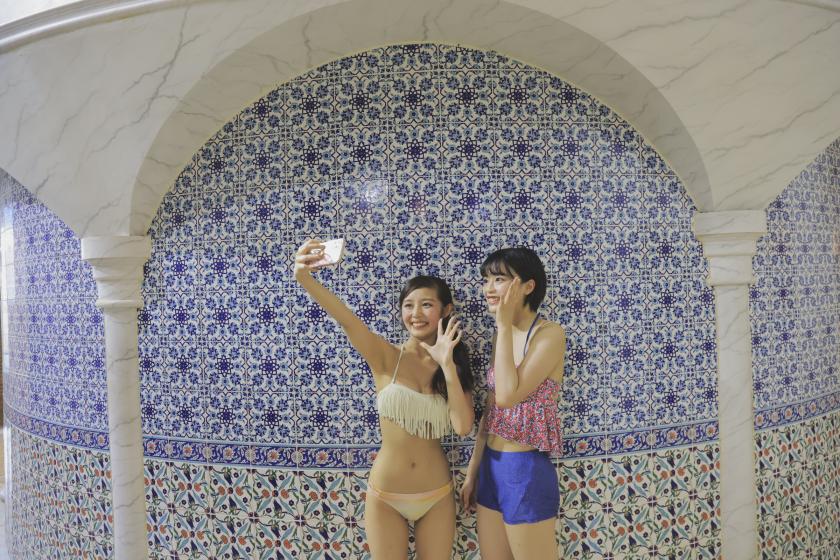 【天悠の贅沢卒業旅行★友達・家族で特別な思い出作り放題♪】食べ放題・飲み放題＆ユネッサン入り放題＆ナイトバー＆ランタン5大特典付★冬のごちそうビュッフェ＜夕食17時確約＞