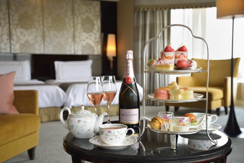 THE FUJITA MEMBERS会員様≪朝食付き≫ラグジュアリーアフタヌーンティー in 桜ビューバススイート優待