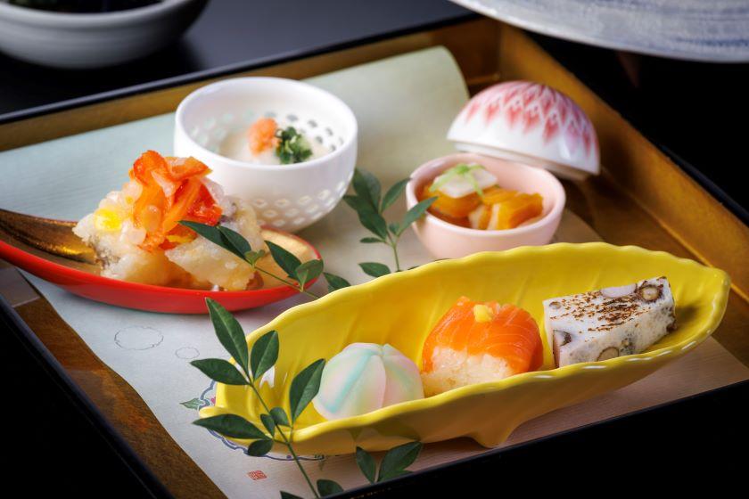 【数量限定★天悠 特製味覚会席】豪華特撰会席「悠然」料理長こだわりの特製味覚会席夕食<前半>と和洋ビュッフェ朝食~ユネッサン入り放題