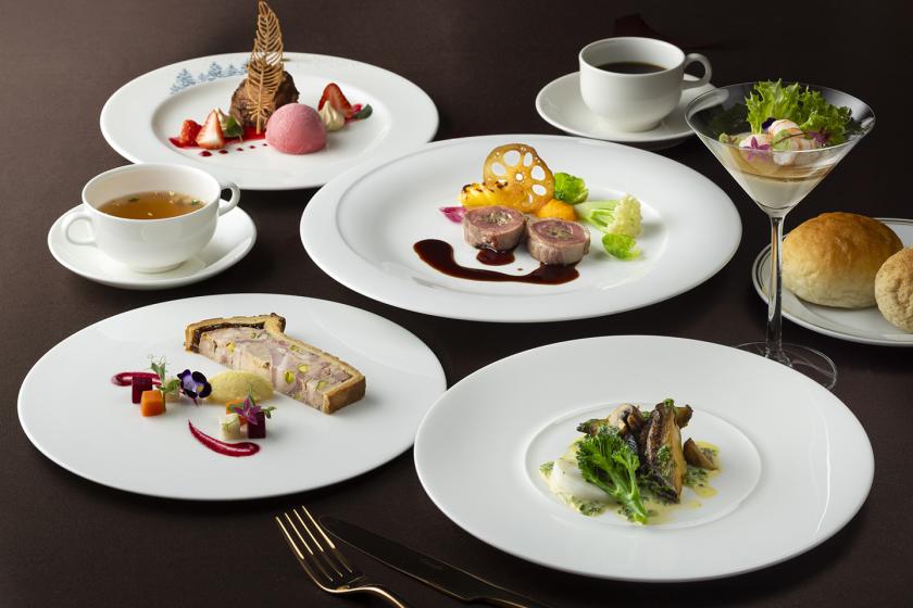 夕朝食付き／特選 フレンチ【夕食20時指定】