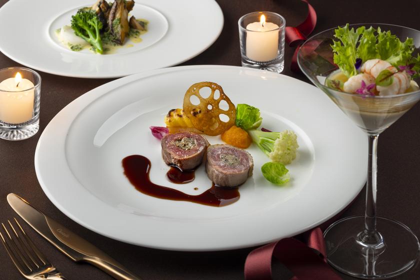 夕朝食付き／特選 フレンチ【夕食20時指定】