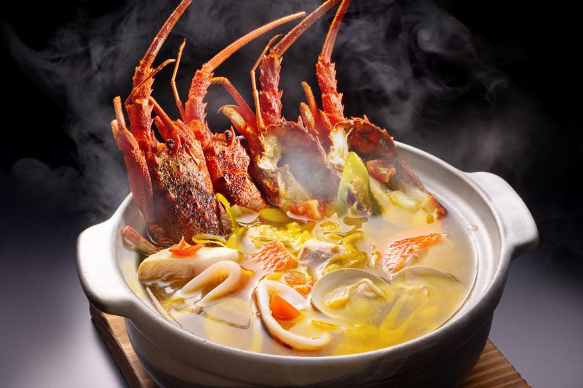 【1日2組限定】冬の贅を尽くす　伊勢海老・金目鯛と海の幸の饗宴 　個室で味わう至高のブイヤベース鍋会席