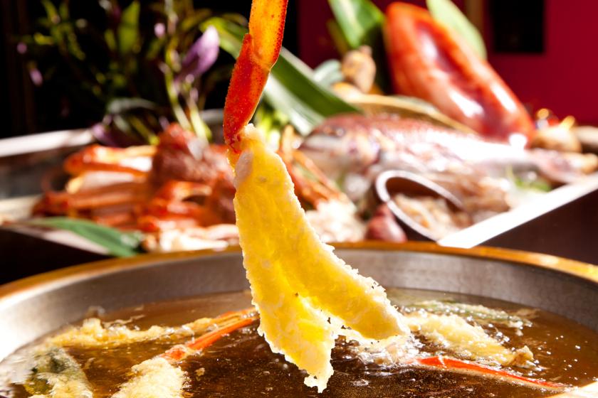 【蟹づくし】五感で愉しむ五つの味覚 「刺身・蒸・茹・揚・飯」