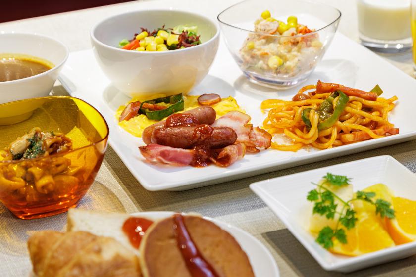朝食ビュッフェ無料サービス・公式予約特典　早期割120