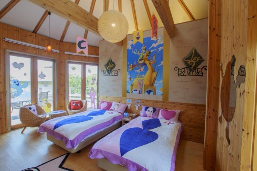 クレヨンしんちゃんコラボルーム「ヘンダ―コクーン」【プライベートテラス/全面檜風呂】