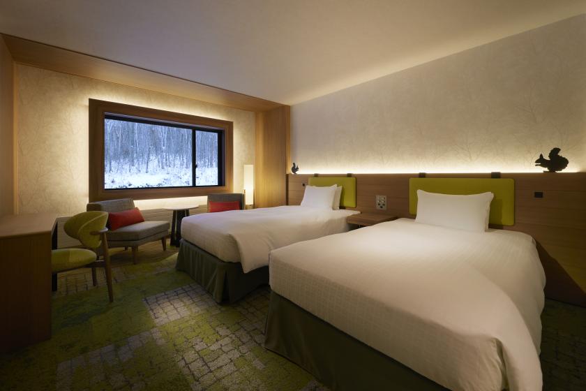 【デラックスツイン】〔30㎡・禁煙〕～心地よいゆったり感～