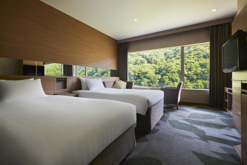 【禁煙】ツイン（レインボープラザ川側）