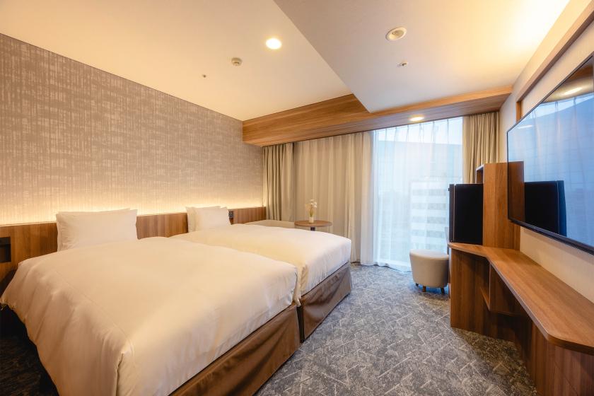 ■高層階エグゼクティブフロア■ツイン／禁煙・19平米