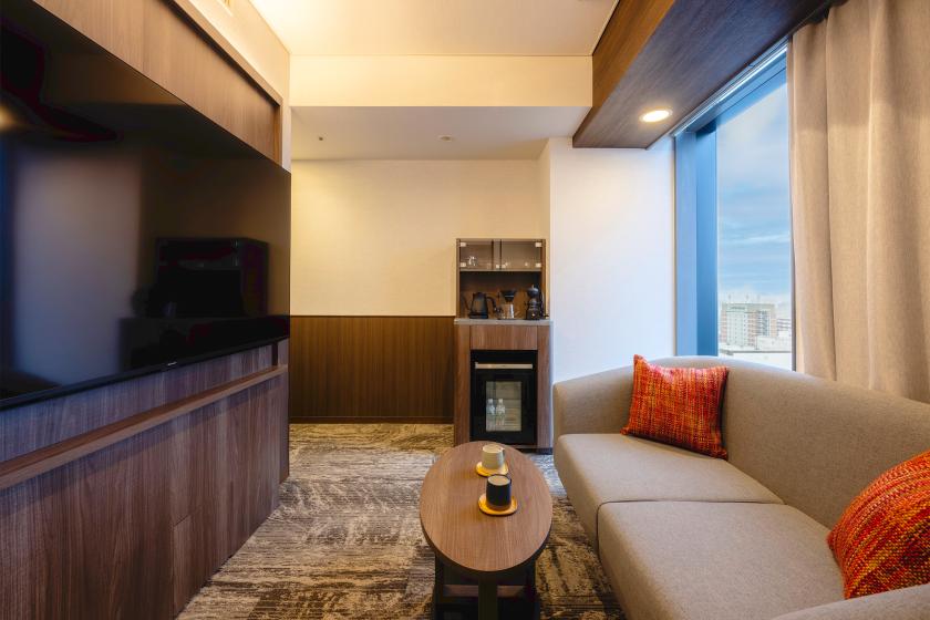 【2026年改装】■高層階■デラックスツイン／禁煙・30平米