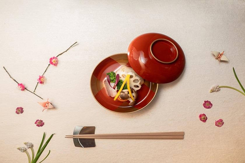 【1泊2食】～若葉の風～モダン懐石＆オリジナルノベルティ付き　 ＜4月/5月限定＞