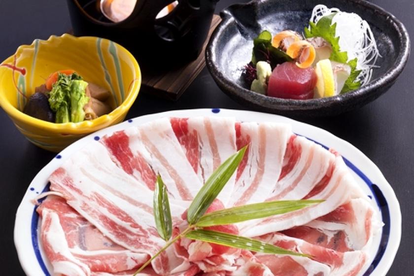 鹿児島産黒豚しゃぶしゃぶの夕食◇朝夕２食付プラン