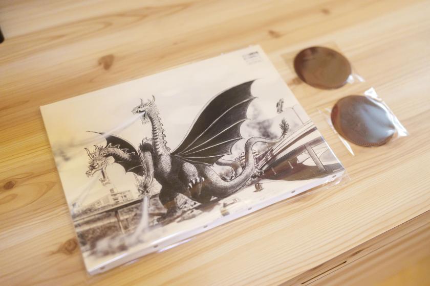 ゴジラコラボルーム「昭和東宝怪獣資料室」【プライベートテラス/全面檜風呂】