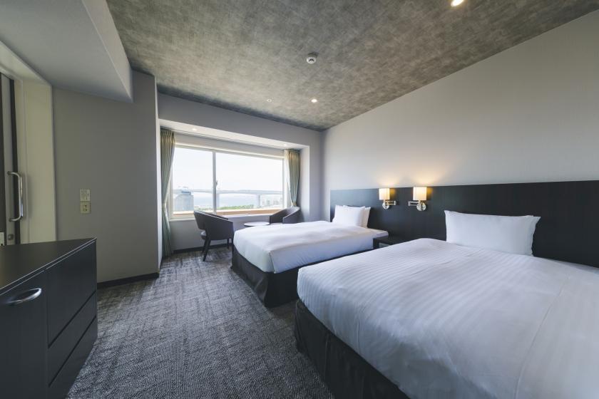 本館◆ユニバーサルツイン（36平米）バリアフリー対応　オーシャンビュー