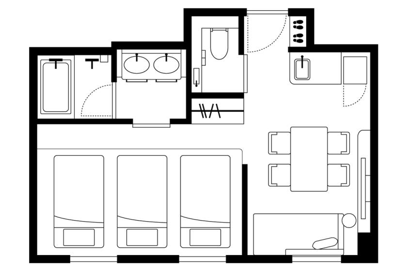 デラックス　トリプルルーム