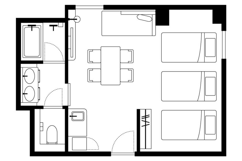 デラックス　トリプルルーム