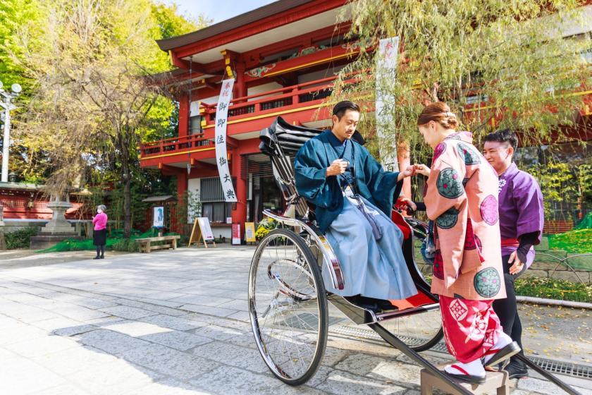 【町歩きパスポート特典】人力車で巡る、秩父の町並み満喫プラン