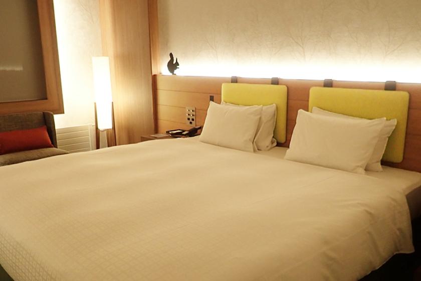 【デラックスダブル】〔30㎡・禁煙〕幅200cm広々ベッド♪