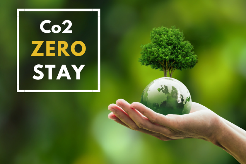 2連泊限定！Co2ゼロステイプラン【客室清掃・アメニティ交換なし】ご朝食付
