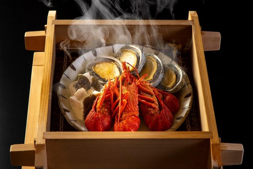 【お食事は個室食事処】～春はじめ～個室食事処オープン記念！温泉蒸し会席付◆庭園露天風呂付客室で癒しのひととき（夕朝食付）