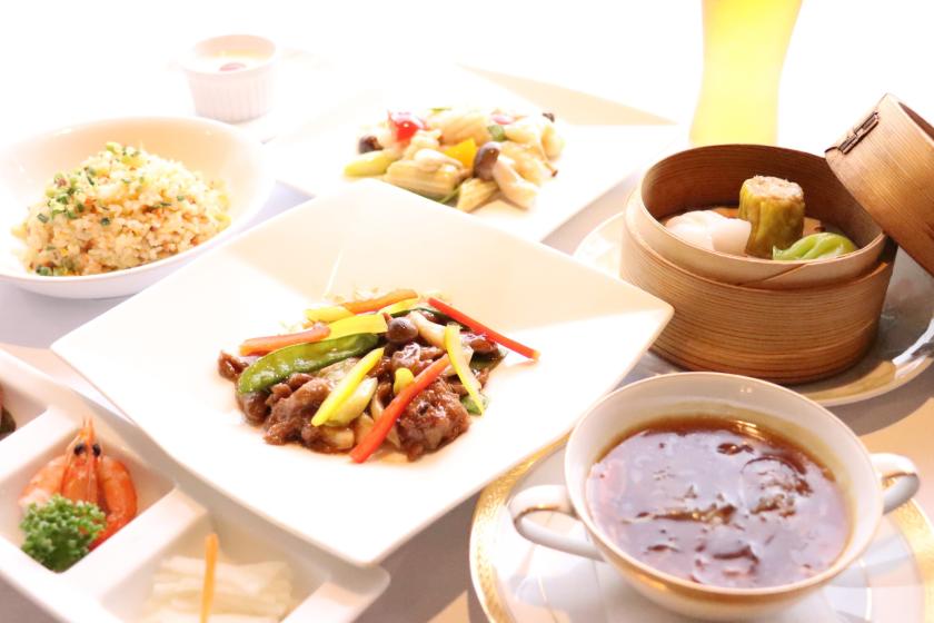 【ご宿泊者様限定】『ご夕食は中華料理シノワで大人気の本格中華コース』嬉しいワンドリンク付！／2食付き